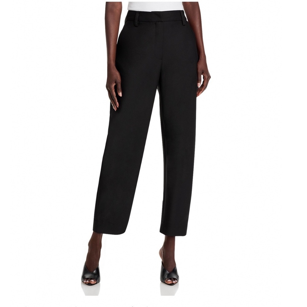 Steve Madden Junia Pants Black Barrel Leg High Rise Relaxed Fit XS NWT